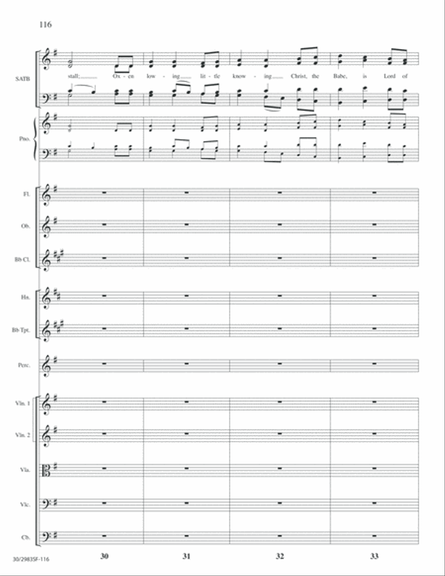 Lord of Glory - Full Score Choir scores gallery preview page 118