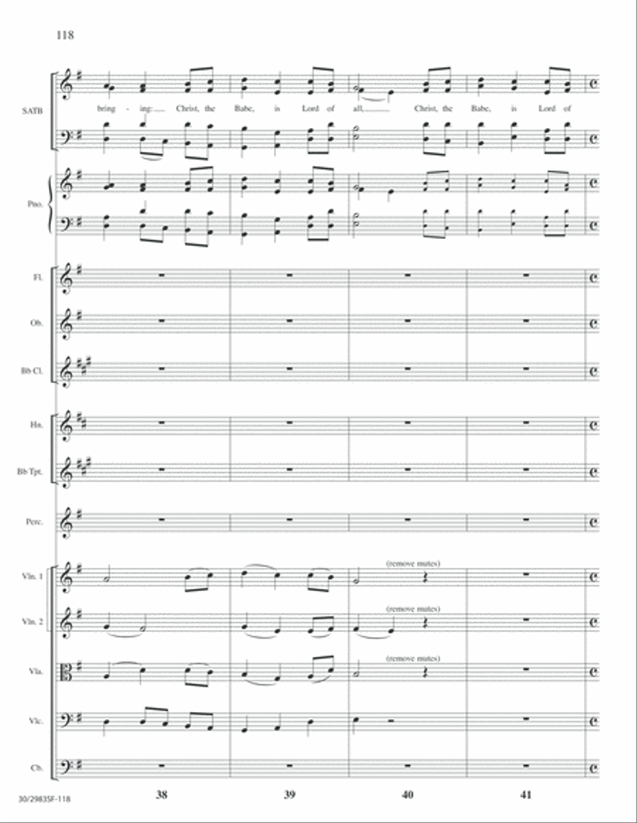 Lord of Glory - Full Score Choir scores gallery preview page 120