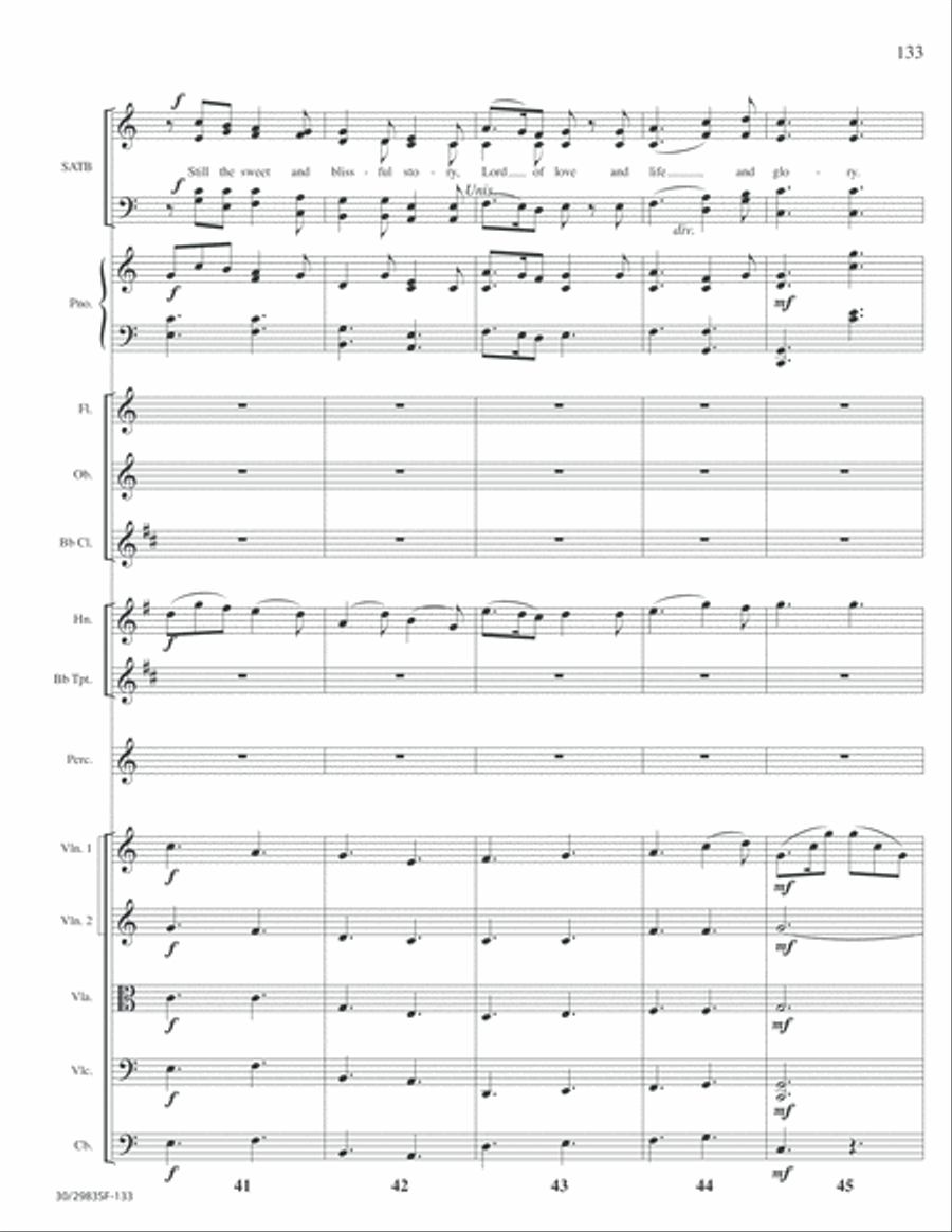 Lord of Glory - Full Score Choir scores gallery preview page 135