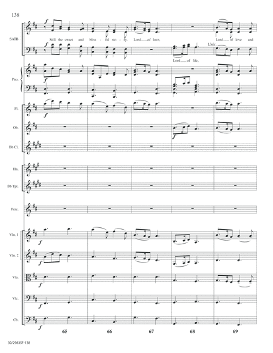 Lord of Glory - Full Score Choir scores gallery preview page 140