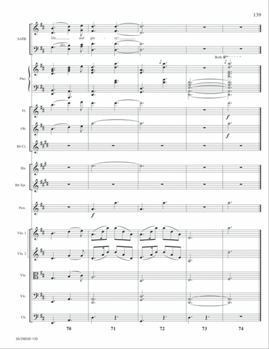 Lord of Glory - Full Score Choir scores gallery preview page 141