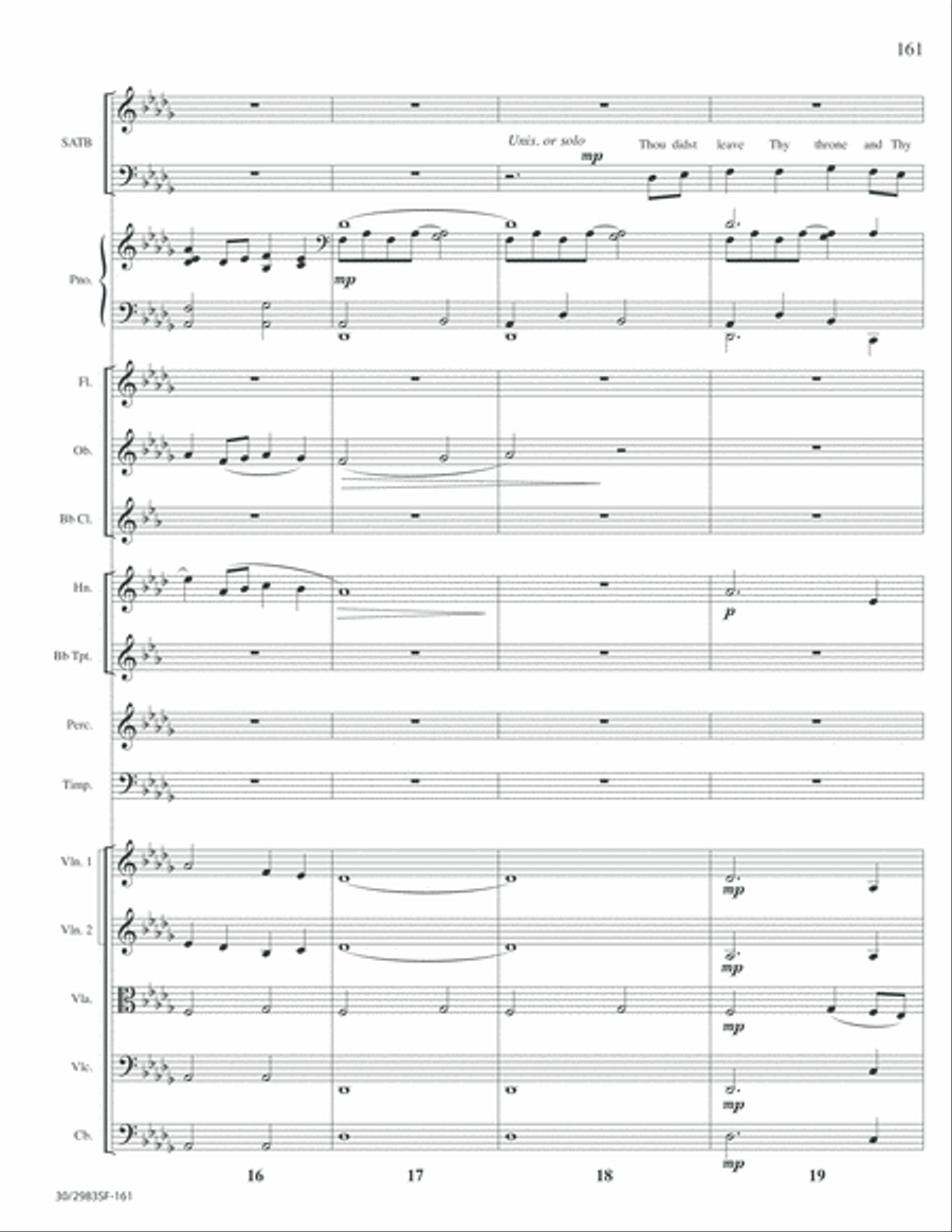 Lord of Glory - Full Score Choir scores gallery preview page 163