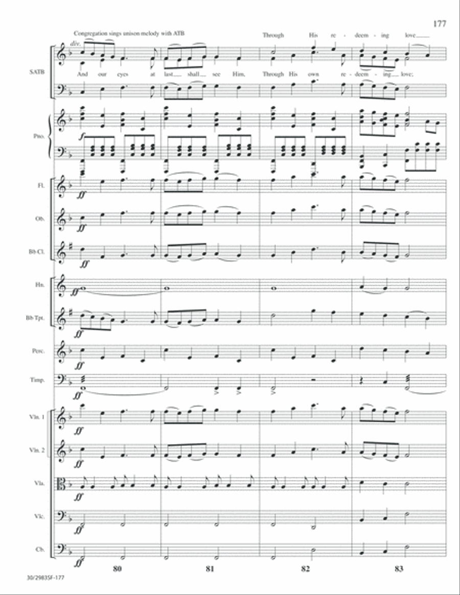 Lord of Glory - Full Score Choir scores gallery preview page 179