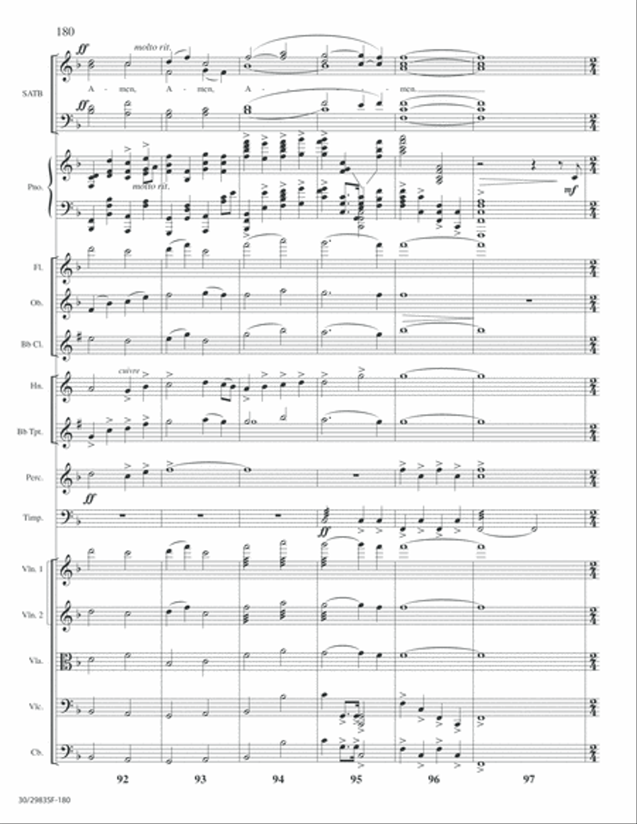Lord of Glory - Full Score Choir scores gallery preview page 182