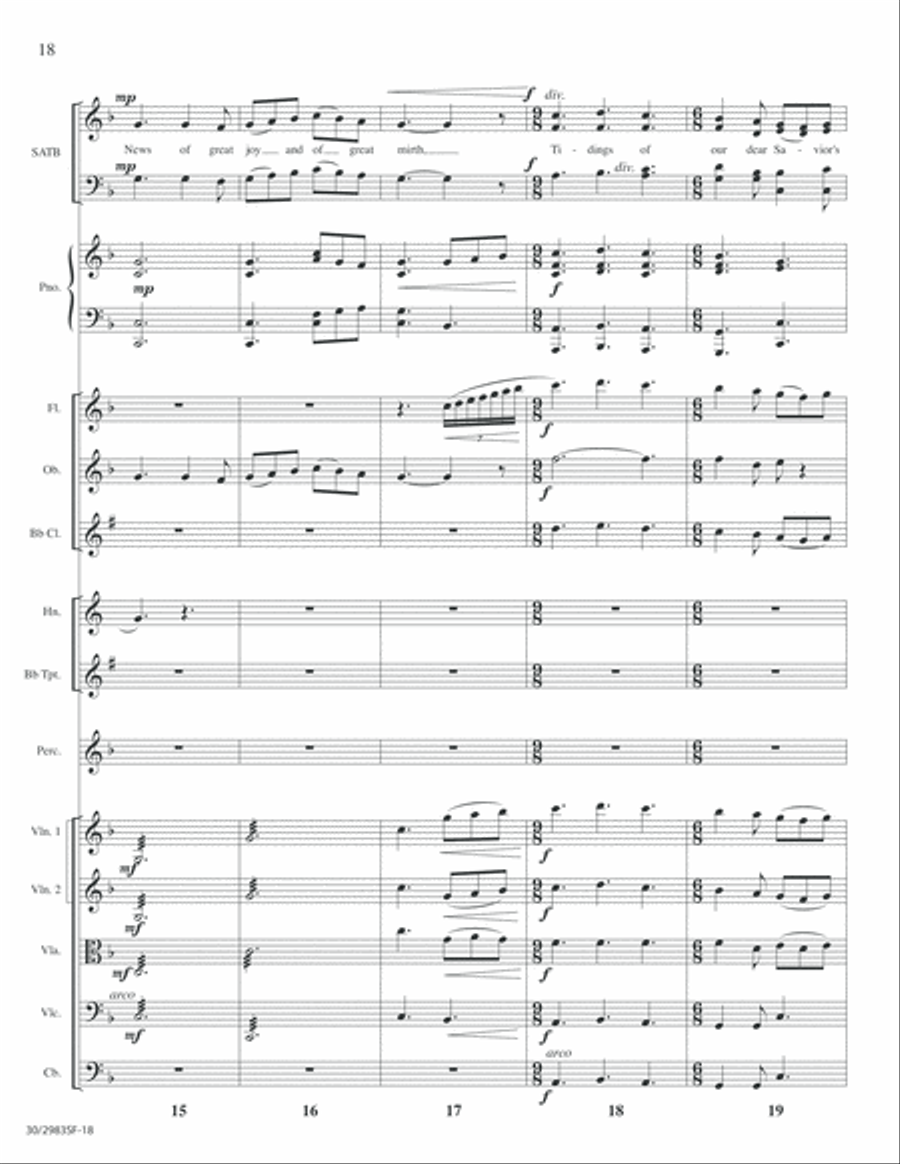Lord of Glory - Full Score Choir scores gallery preview page 20