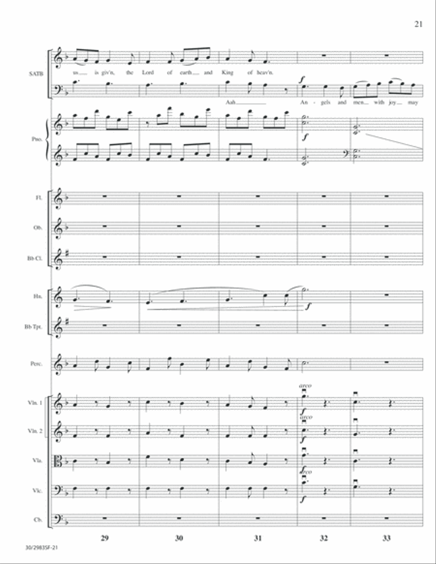 Lord of Glory - Full Score Choir scores gallery preview page 23
