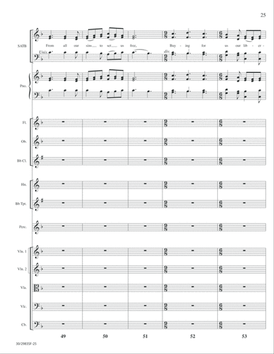 Lord of Glory - Full Score Choir scores gallery preview page 27