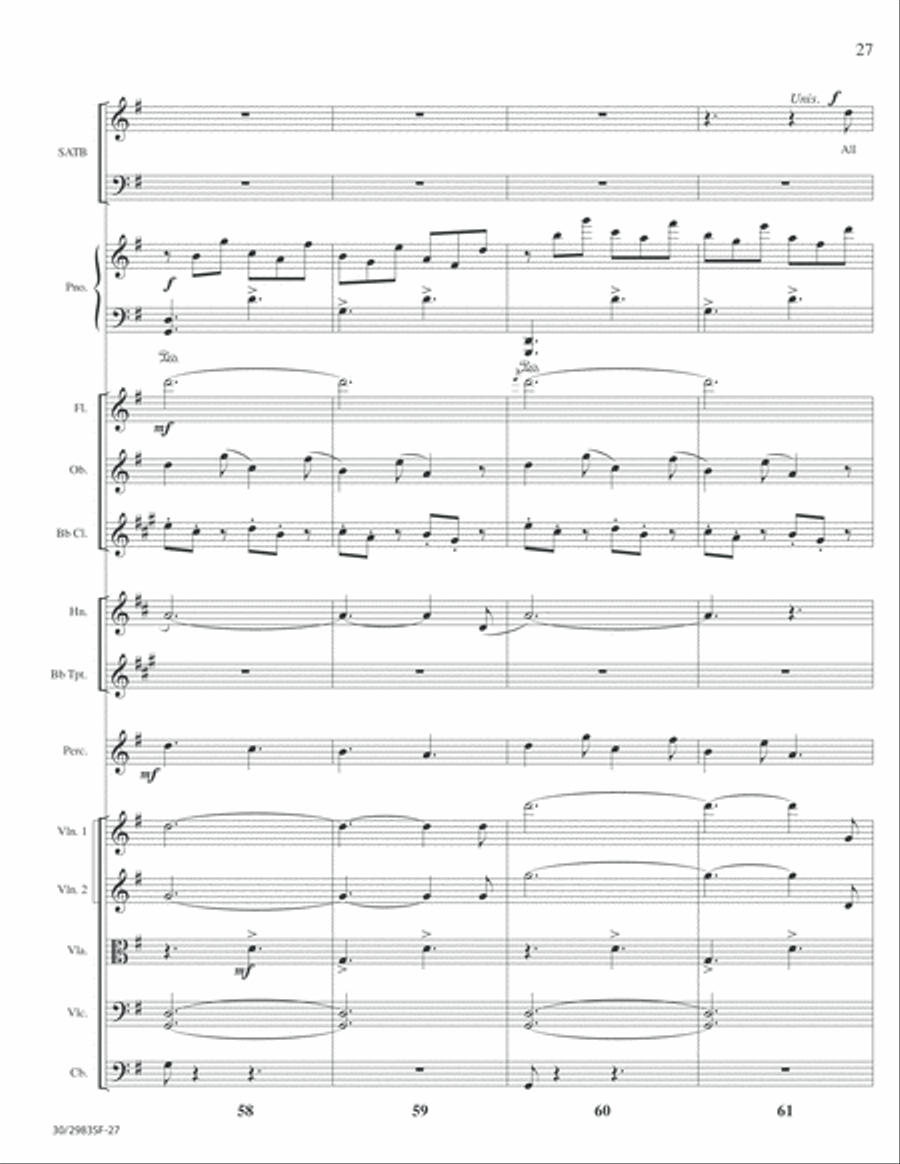Lord of Glory - Full Score Choir scores gallery preview page 29