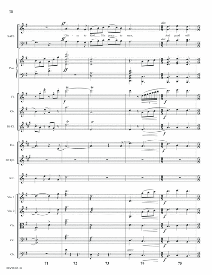 Lord of Glory - Full Score Choir scores gallery preview page 32