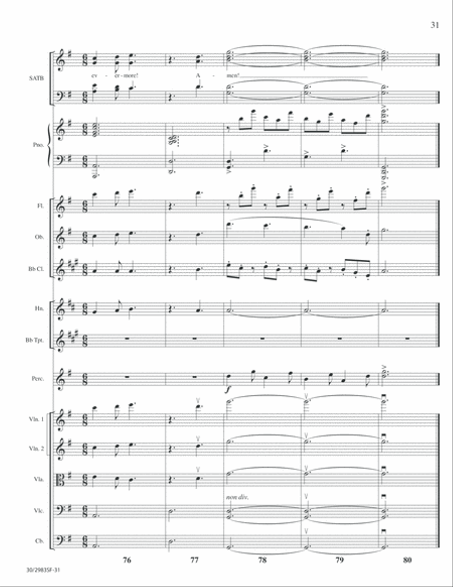 Lord of Glory - Full Score Choir scores gallery preview page 33