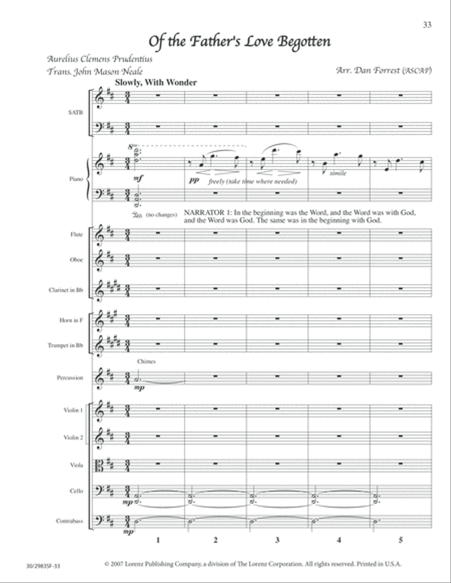 Lord of Glory - Full Score Choir scores gallery preview page 35