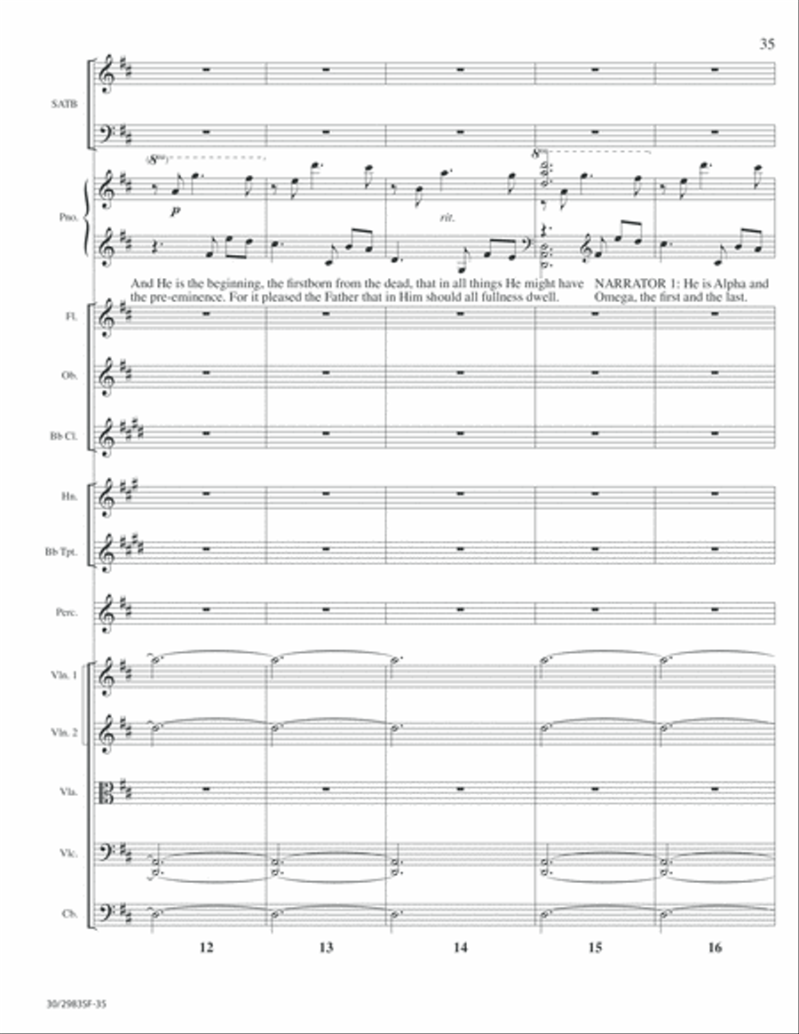 Lord of Glory - Full Score Choir scores gallery preview page 37