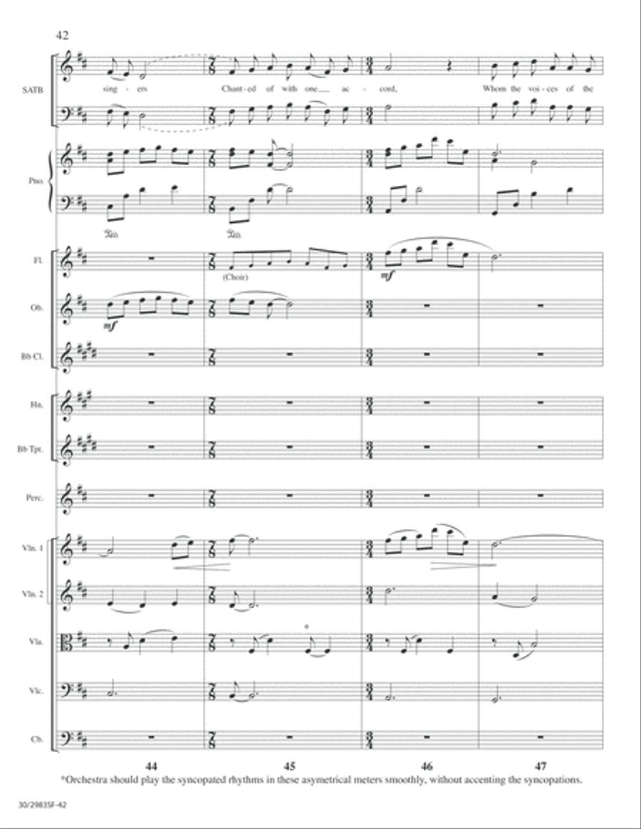 Lord of Glory - Full Score Choir scores gallery preview page 44