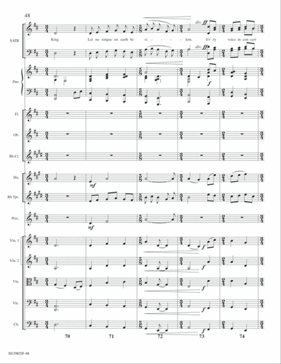 Lord of Glory - Full Score Choir scores gallery preview page 50