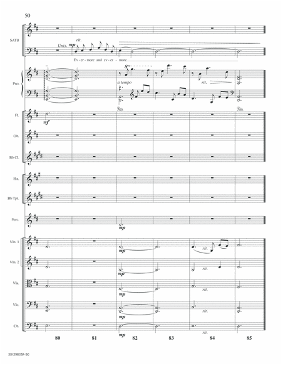 Lord of Glory - Full Score Choir scores gallery preview page 52