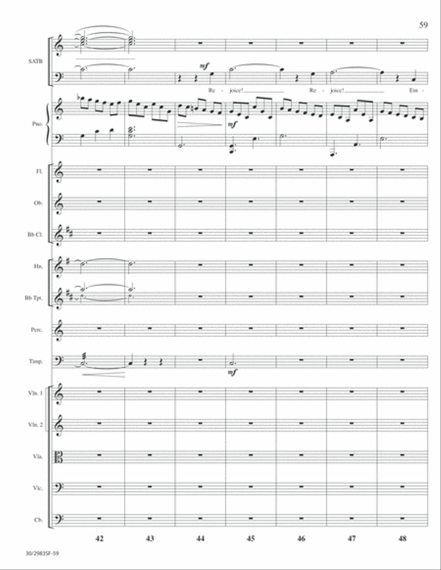 Lord of Glory - Full Score Choir scores gallery preview page 61