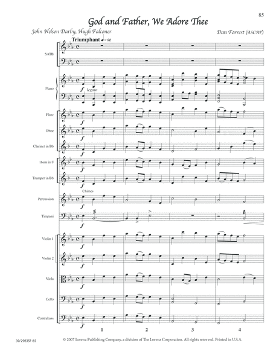 Lord of Glory - Full Score Choir scores gallery preview page 87