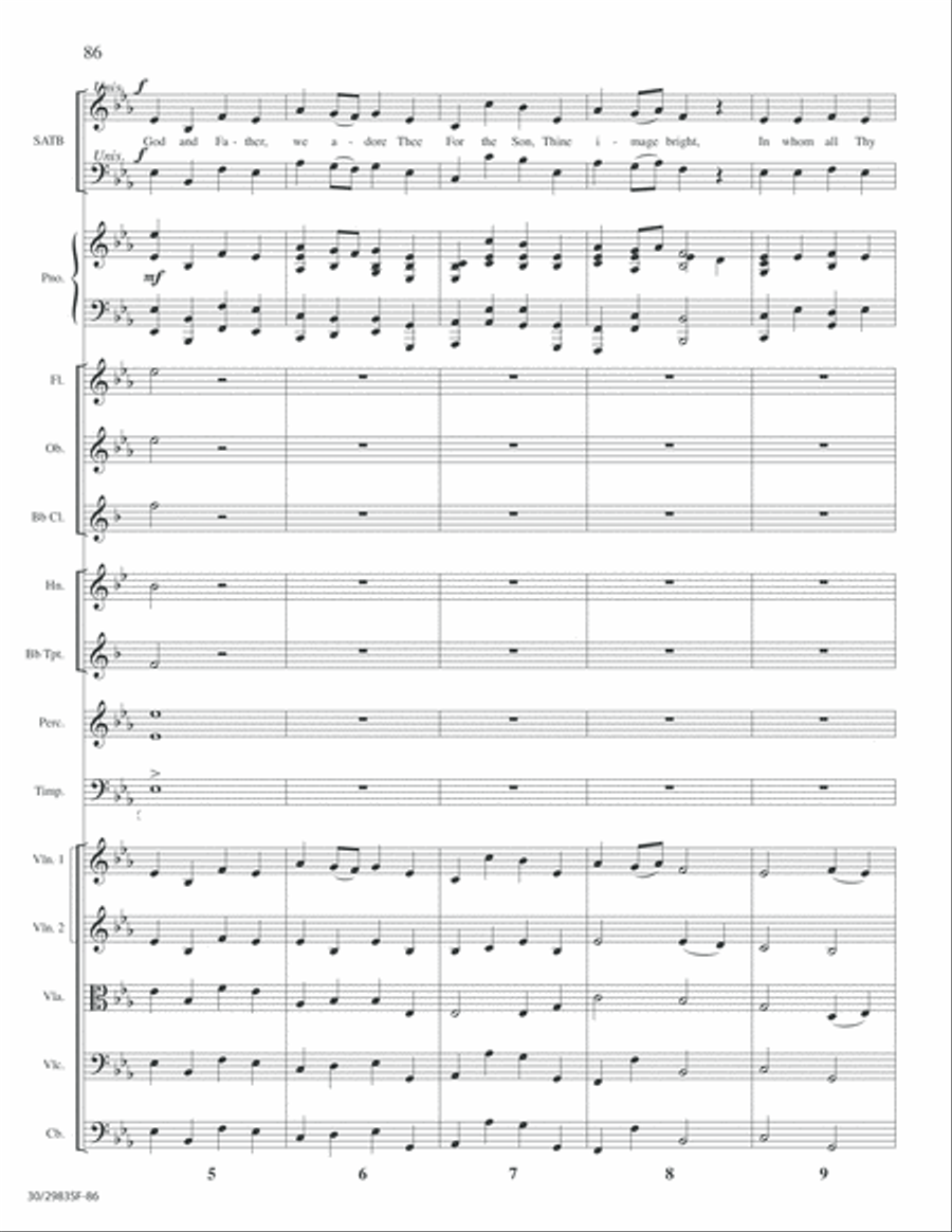 Lord of Glory - Full Score Choir scores gallery preview page 88