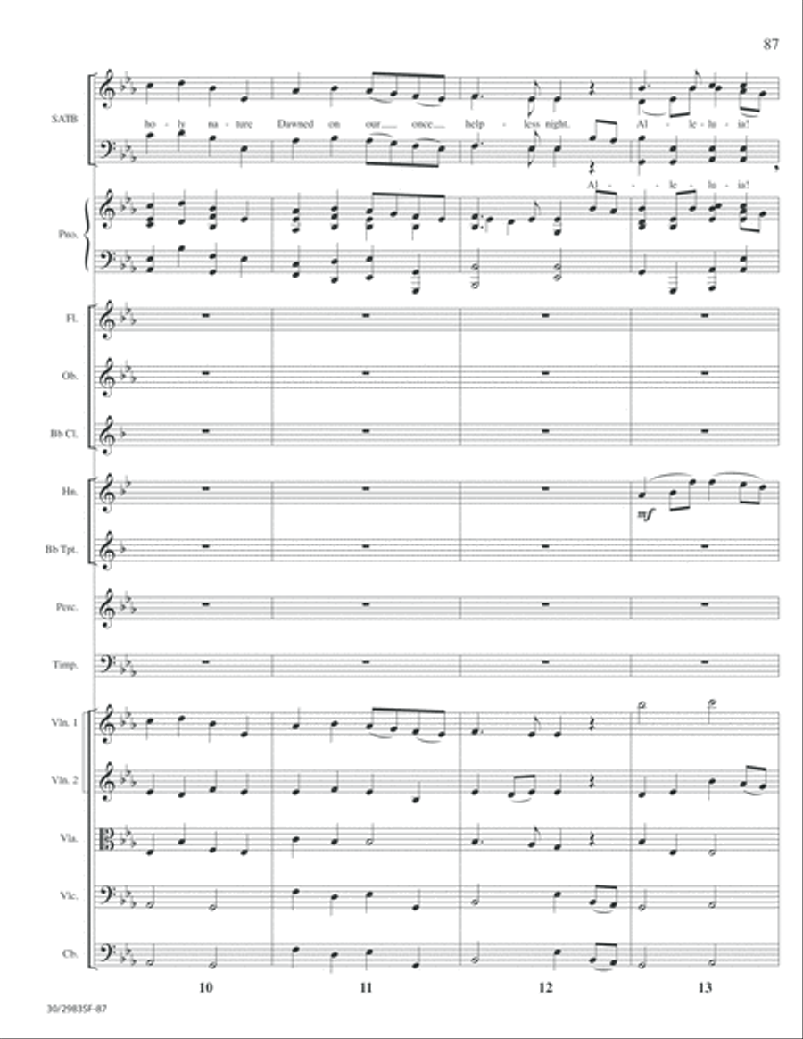 Lord of Glory - Full Score Choir scores gallery preview page 89