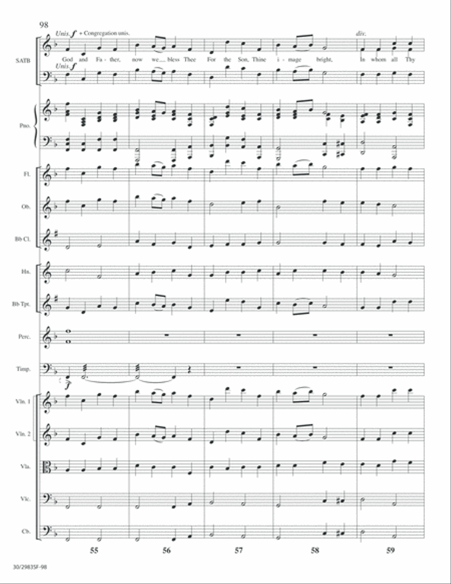 Lord of Glory - Full Score Choir scores gallery preview page 100