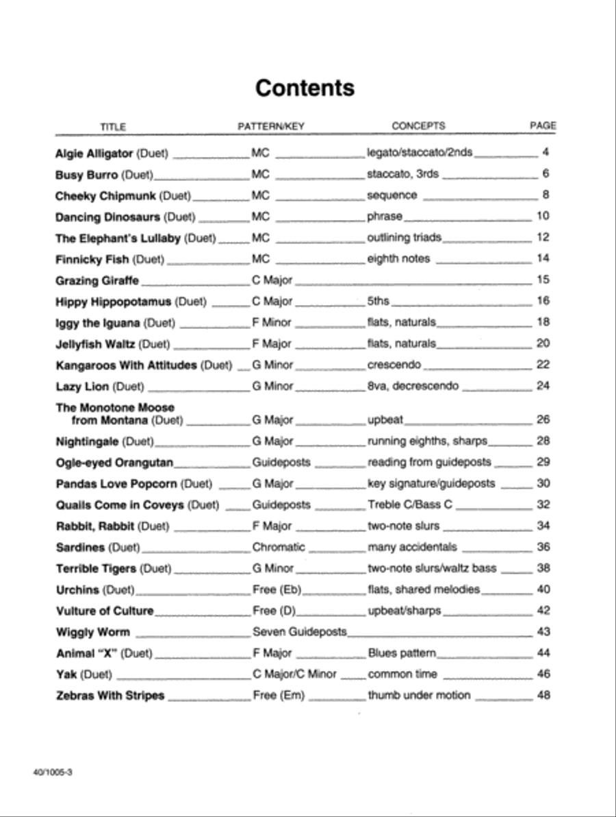 Sight Reading Vol 1 (Digital Download) Piano Method scores gallery preview page 5