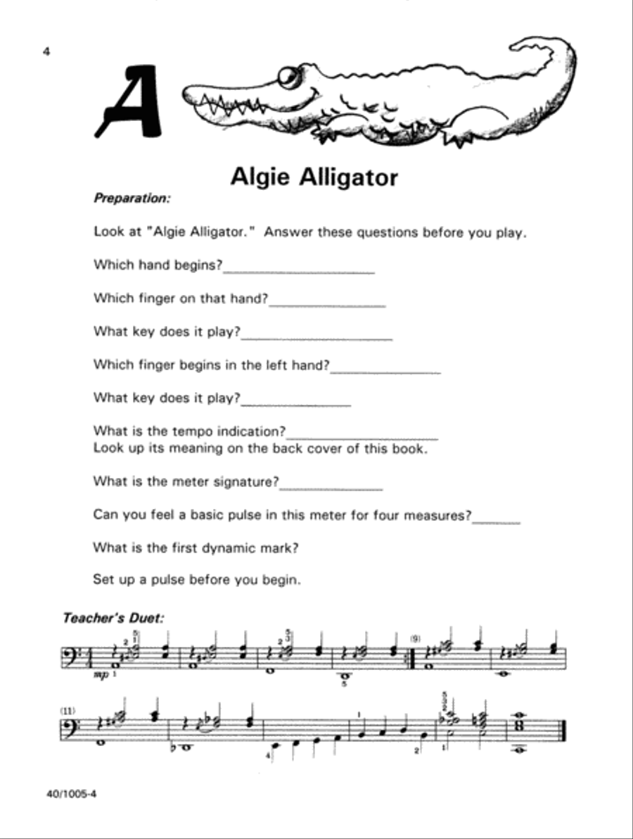 Sight Reading Vol 1 (Digital Download) Piano Method scores gallery preview page 6