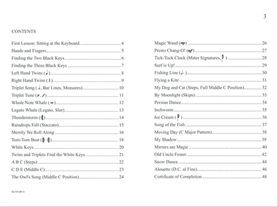 Noona Comp Music Magic Piano Lessons PrePrimer (Digital Download) Piano Method scores gallery preview page 3