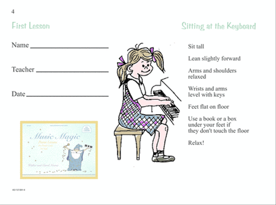 Noona Comp Music Magic Piano Lessons PrePrimer (Digital Download) Piano Method scores gallery preview page 4