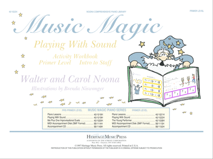 Noona Comp Music Magic Piano PWS Actvty Wrkbk Primer (Digital Download) Piano Method scores gallery preview page 1