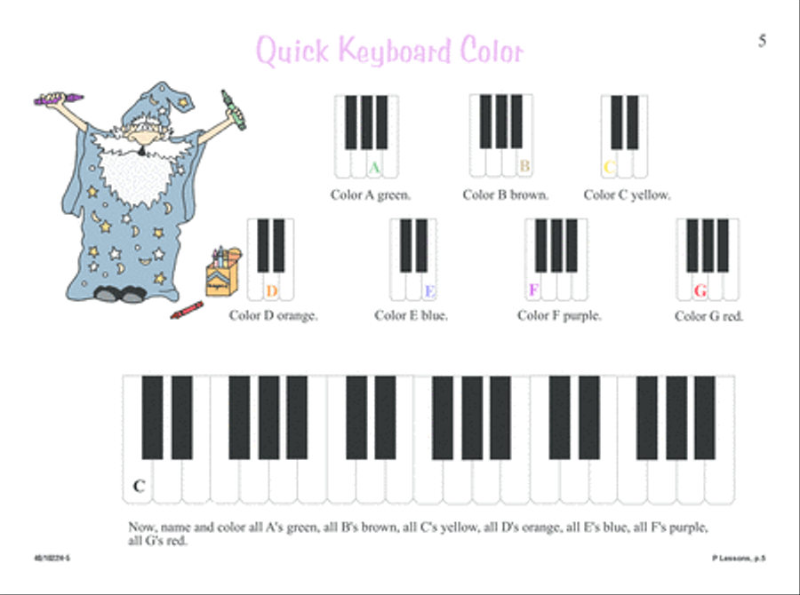 Noona Comp Music Magic Piano PWS Actvty Wrkbk Primer (Digital Download) Piano Method scores gallery preview page 5