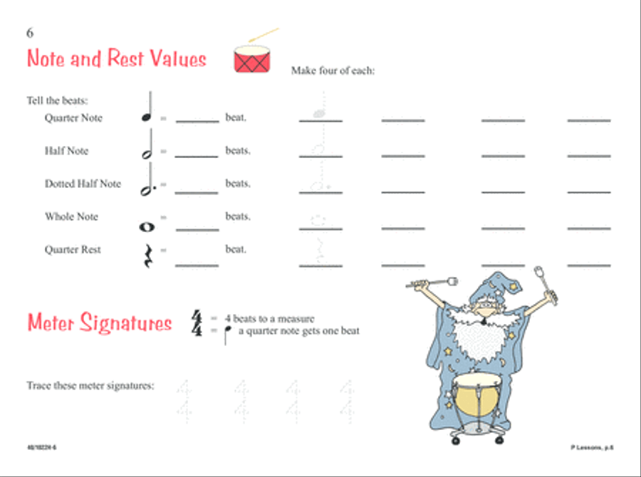 Noona Comp Music Magic Piano PWS Actvty Wrkbk Primer (Digital Download) Piano Method scores gallery preview page 6