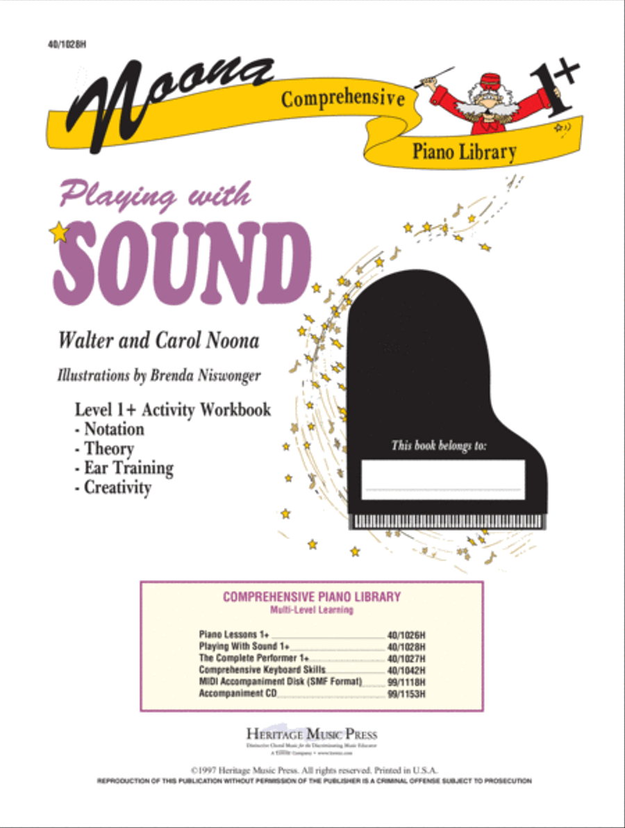 Noona Comp Piano Playing/Sound Activity Level 1+ (Digital Download) Piano Method scores gallery preview page 1