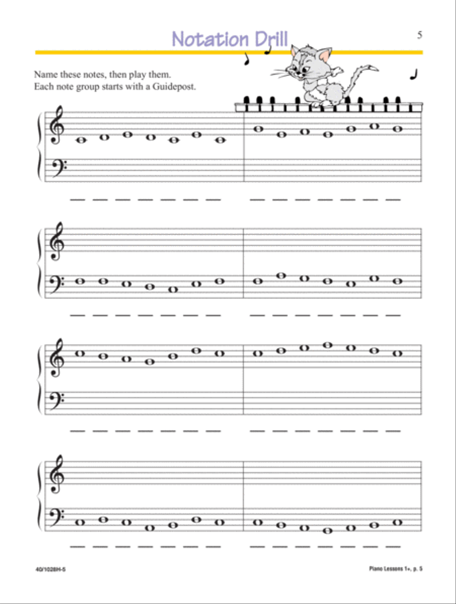 Noona Comp Piano Playing/Sound Activity Level 1+ (Digital Download) Piano Method scores gallery preview page 5