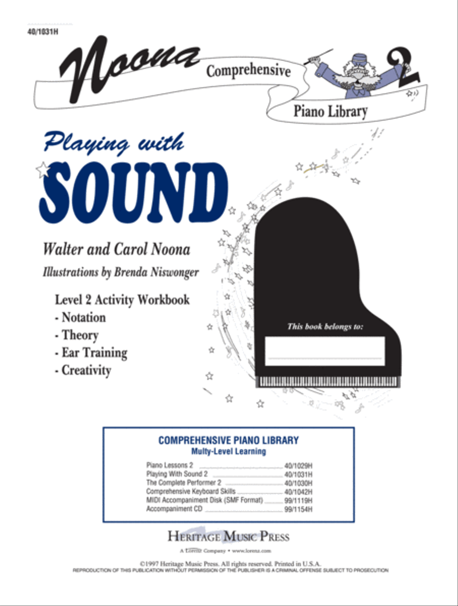 Noona Comp Piano Playing/Sound Activity Level 2 (Digital Download) Piano Method scores gallery preview page 1