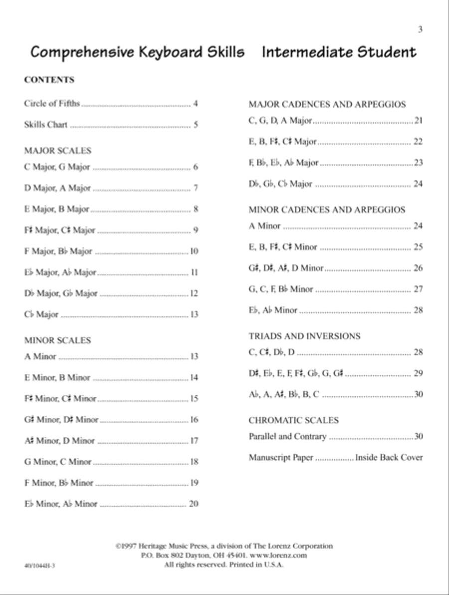 Noona Comp Keyboard Skills Intermediate Student (Digital Download) Piano Method scores gallery preview page 1
