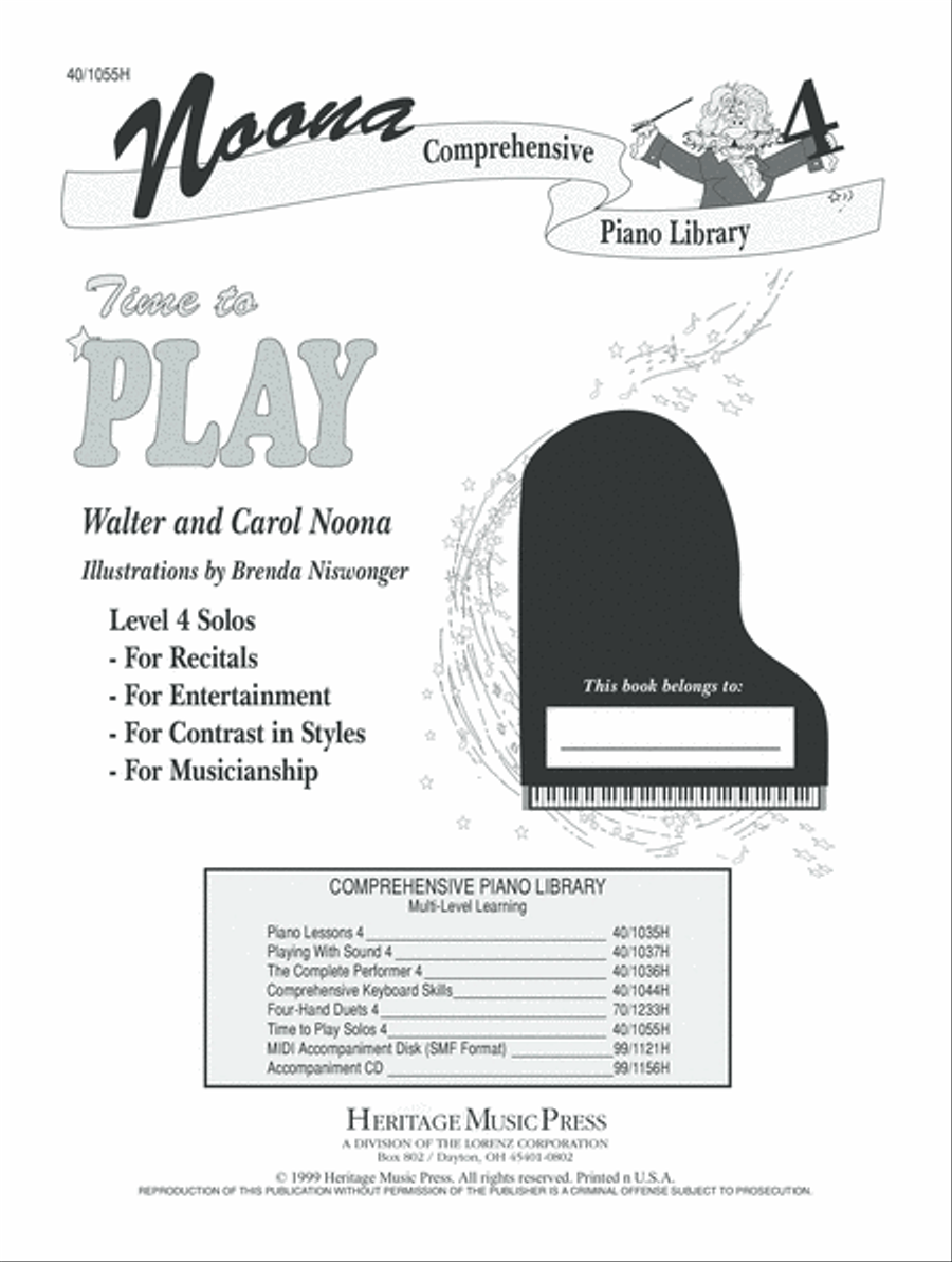 Time to Play - Level 4 (Digital Download) Piano Solo scores gallery preview page 3