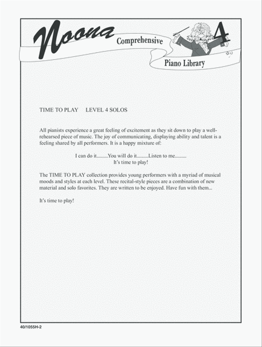 Time to Play - Level 4 (Digital Download) Piano Solo scores gallery preview page 4