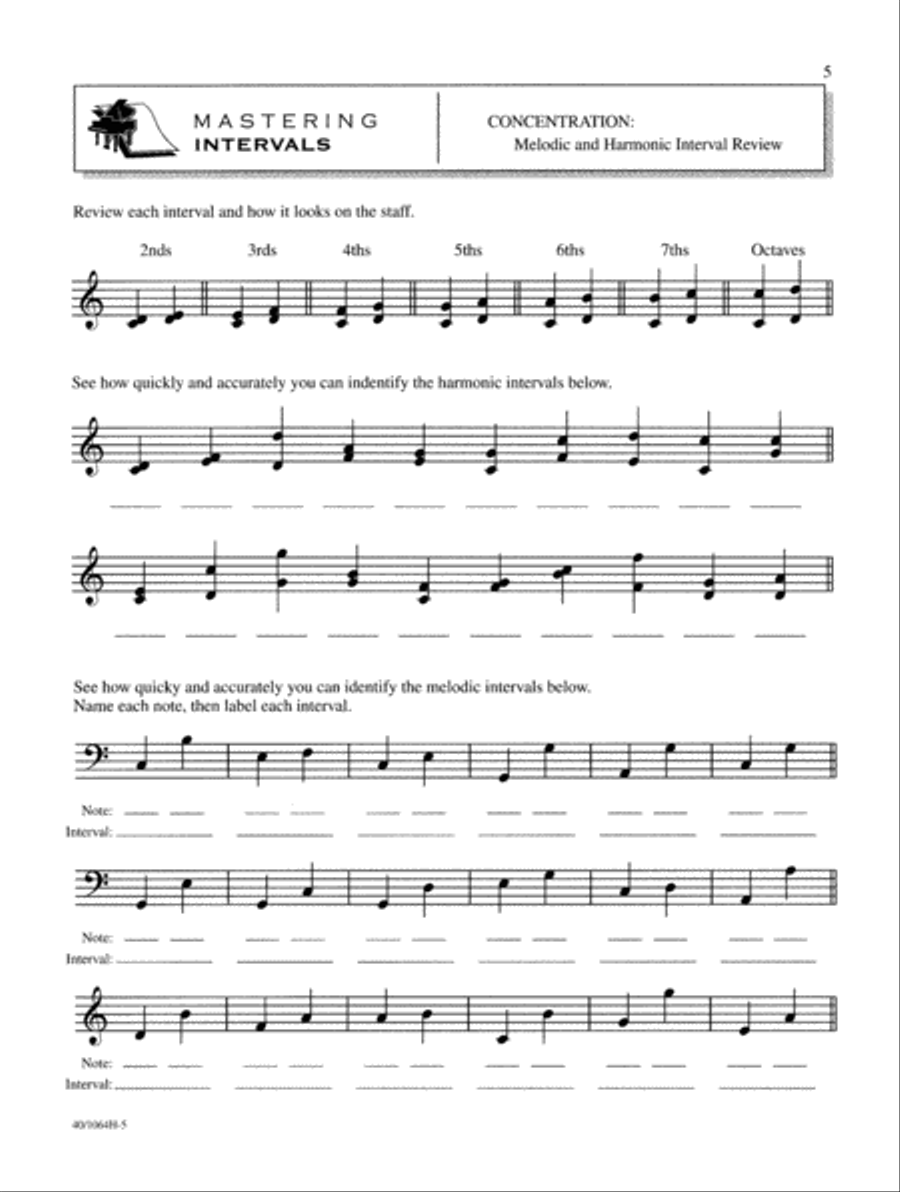 Mastering Music Theory Level 2A (Digital Download) Piano Method scores gallery preview page 5