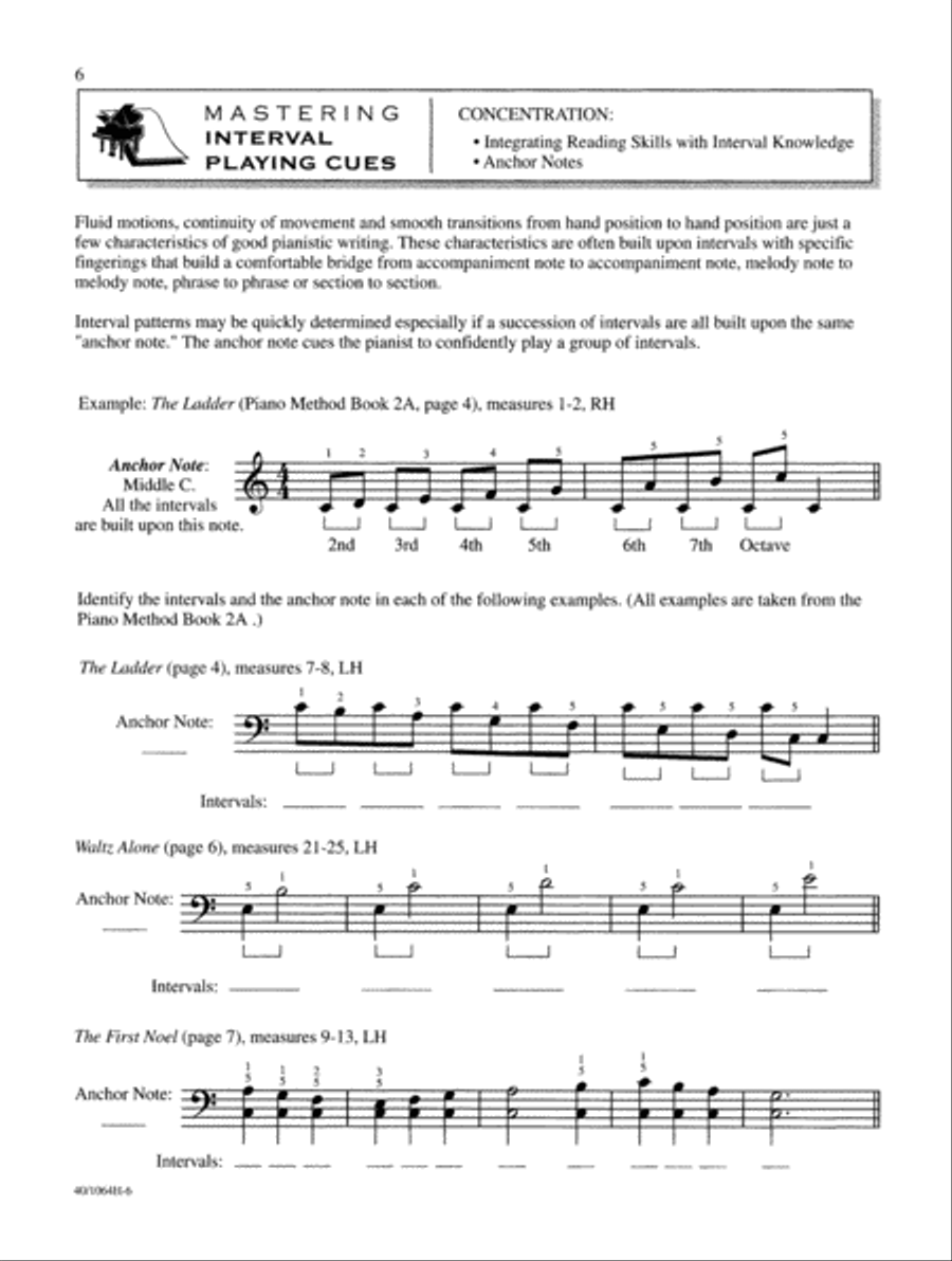 Mastering Music Theory Level 2A (Digital Download) Piano Method scores gallery preview page 6