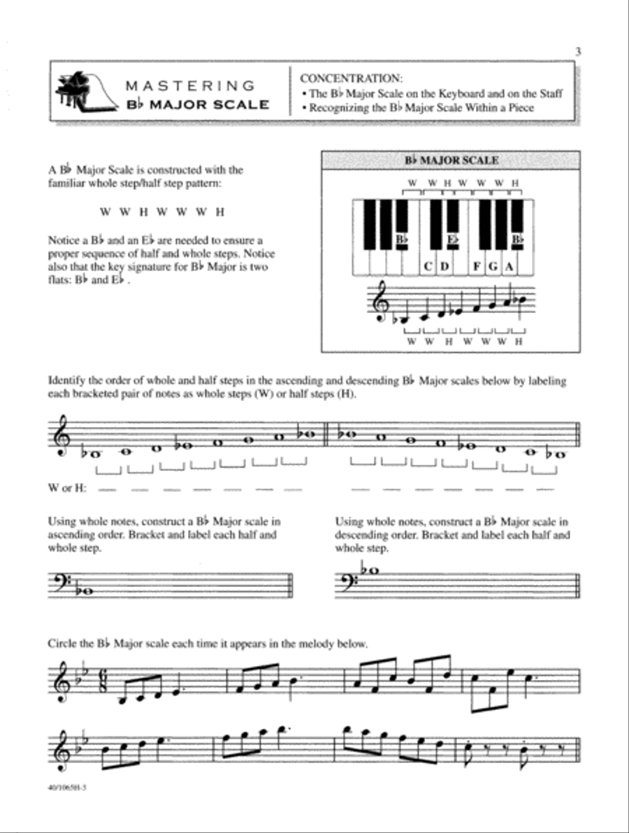 Mastering Music Theory Level 2B (Digital Download) Piano Method scores gallery preview page 3