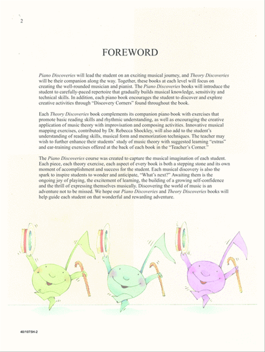 Piano Discoveries Theory Bk 2A (Digital Download) Piano Method scores gallery preview page 2