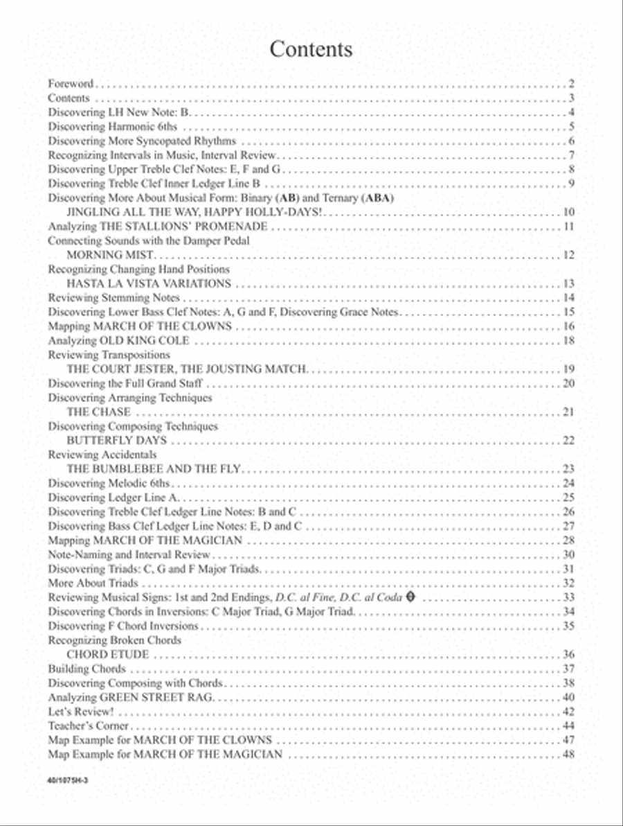 Piano Discoveries Theory Bk 2A (Digital Download) Piano Method scores gallery preview page 3
