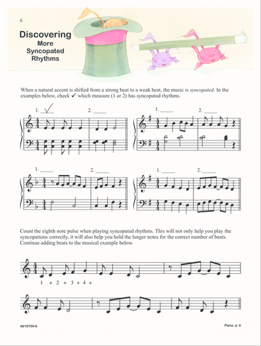 Piano Discoveries Theory Bk 2A (Digital Download) Piano Method scores gallery preview page 6