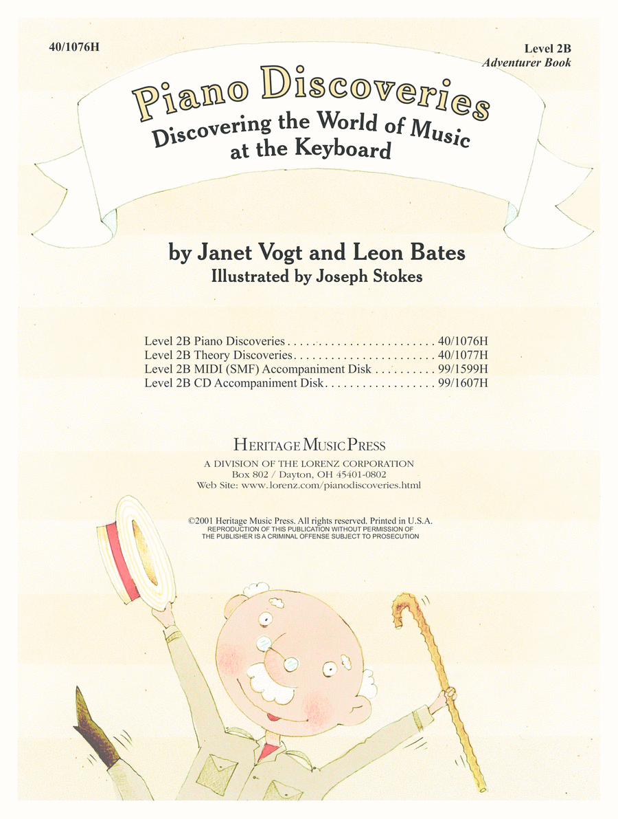 Piano Discoveries Piano Bk 2B (Digital Download) Piano Method scores gallery preview page 1