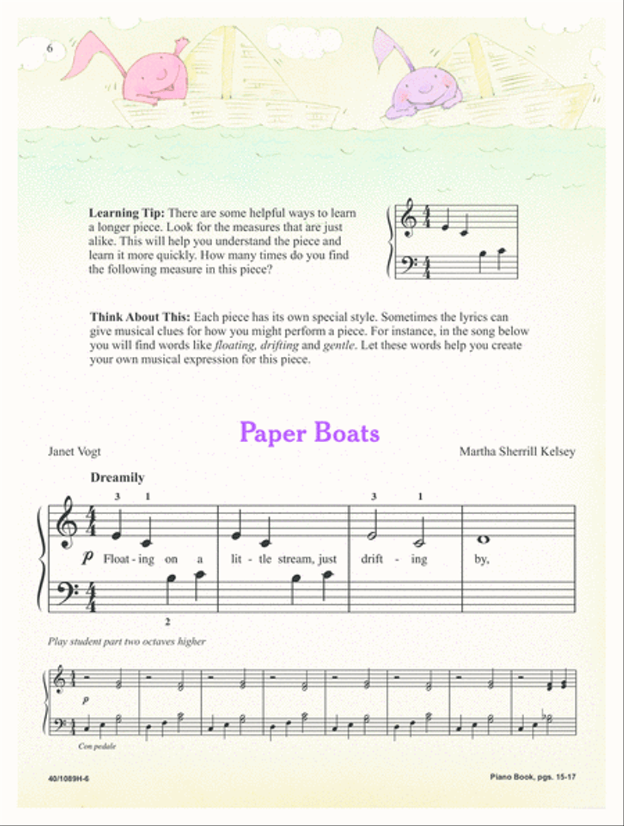 Master Class Series - On-Staff Starter (Digital Download) Piano Method scores gallery preview page 6