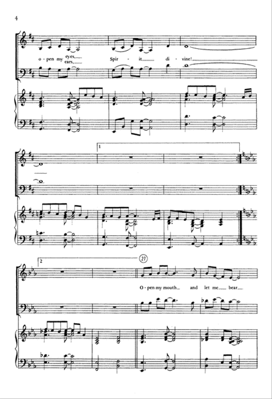Open My Eyes (Digital Download) 2-Part scores gallery preview page 4