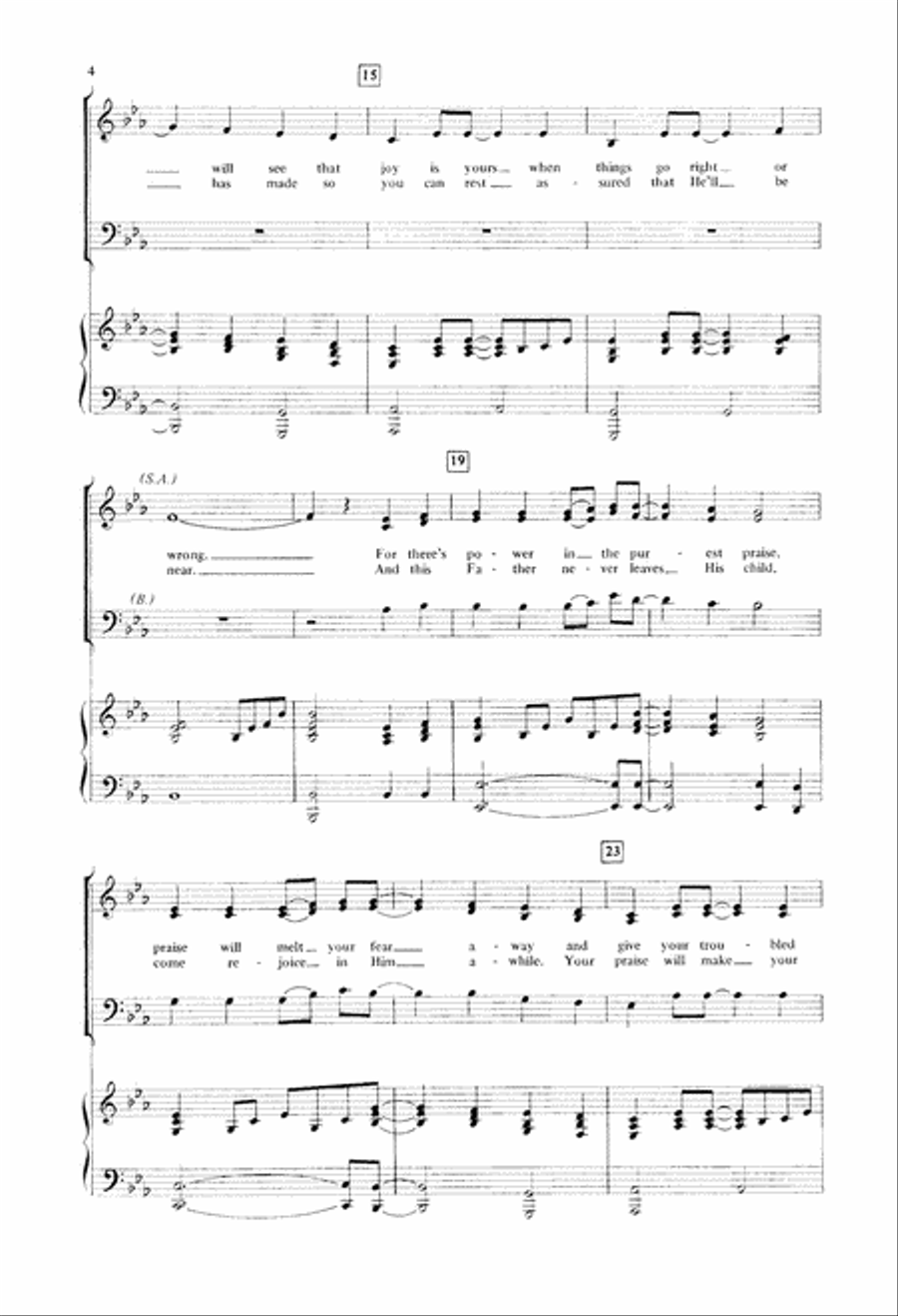 Rejoice in the Lord, Always (Digital Download) 3-Part scores gallery preview page 4