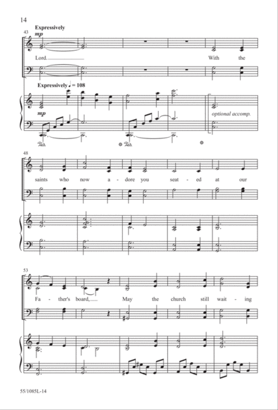 Out of the Shadows (Digital Download) 4-Part scores gallery preview page 14