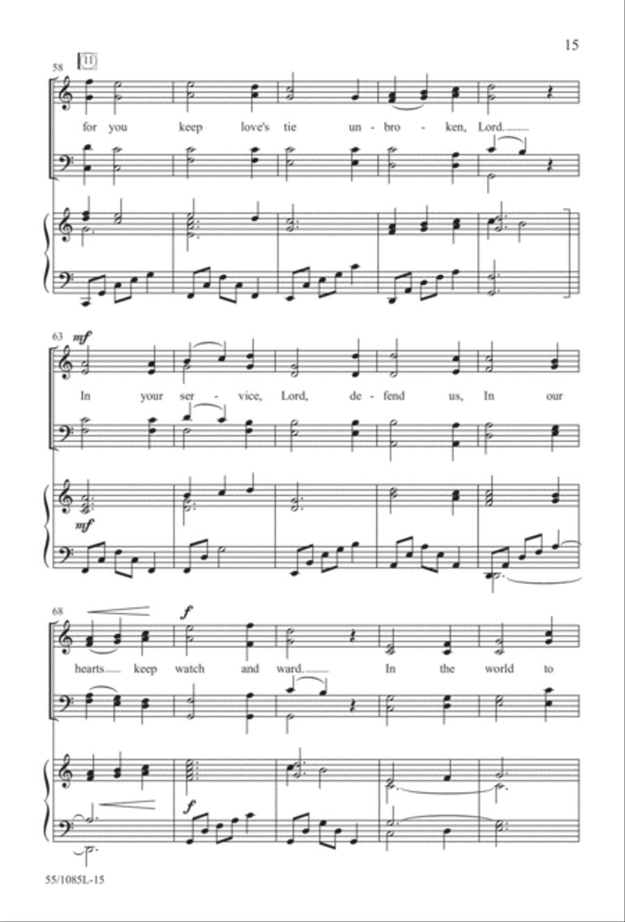 Out of the Shadows (Digital Download) 4-Part scores gallery preview page 15
