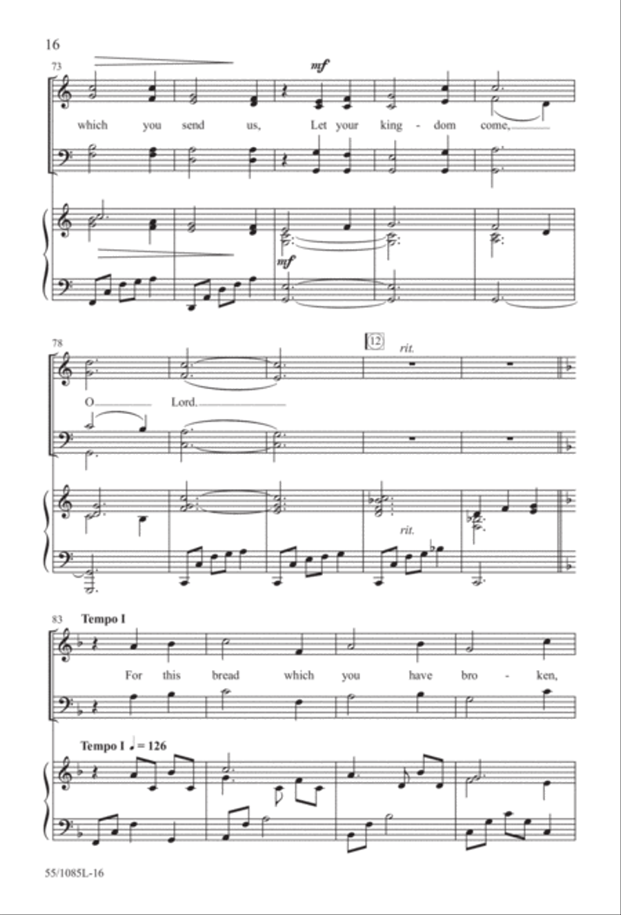 Out of the Shadows (Digital Download) 4-Part scores gallery preview page 16